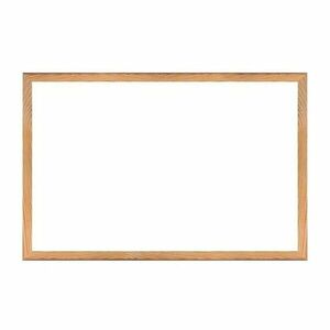 Tabla magnetica 90x60 cm, whiteboard pentru prezentari, rama din lemn imagine