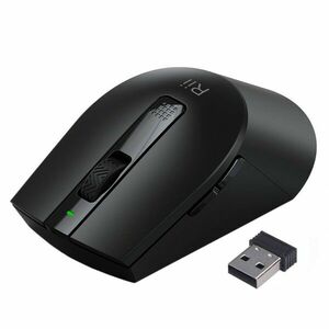Mouse optic Wireless 2.4GHz, 3200 DPI, USB, LED indicator, 6 butoane, Rii imagine