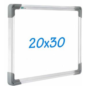 Tablita magnetica 20x30 cm, whiteboard, scriere marker, rama aluminiu imagine