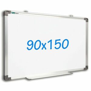 Tabla magnetica whiteboard 90x150 cm, rama aluminiu, tavita markere imagine