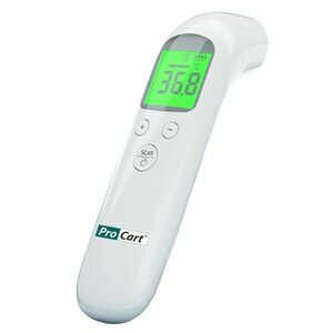 Termometru digital non contact LED, corp si suprafete, cu infrarosu, dispozitiv medical, memorie, alarma imagine