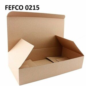 Cutie carton cu autoformare 185x125x255, natur, microondul E 360 gr, FEFCO 0215 imagine