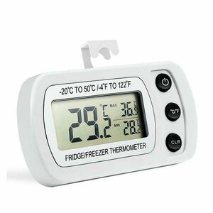 Termometru digital refrigerare, ecran LCD 1.96 inch, afisare minim si maxim temperatura imagine
