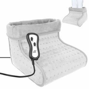 Incalzitor pentru picioare cu masaj, controler, termostat, 2 trepte incalzire, 30x24x30cm, interior imblanit imagine