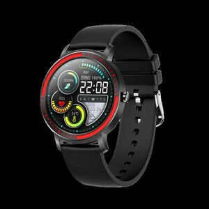 Smartwatch bluetooth 5.0, ecran tactil1.28 inch, Android si iOS, 13 functii, temperatura, puls, IP67 imagine