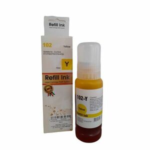 Cerneala compatibila refill Epson L103, Yellow, 70 ml imagine