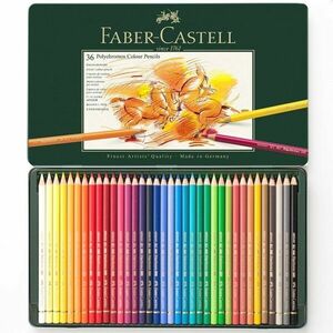 Creioane colorate premium, set 36 culori pigmentate, mina 3.8 mm, ceara de plumb imagine
