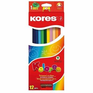 Creioane colorate super soft, pigmentate, set 12 culori imagine