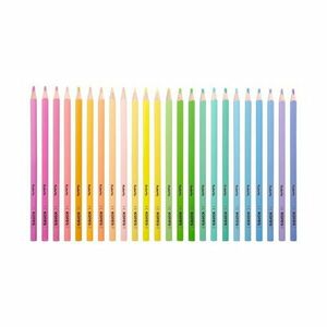 Creioane colorate triunghiulare, set 24 culori, Kores imagine