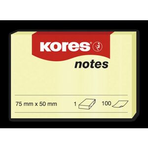 Bloc notes adezive, 100 file cu dimensiunea 75x50 mm imagine