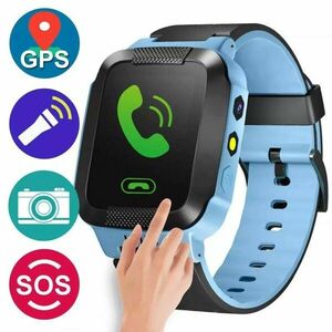 Smartwatch GPS copii, Android/IOS. GPS sim, handsfree, lanterna, camera foto RESIGILAT imagine