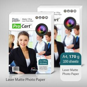 Carton laser A4 cu suprafata mata 170g imagine