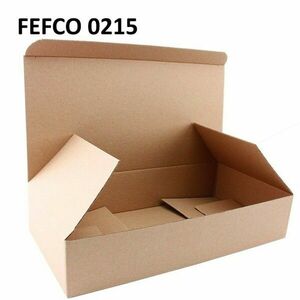 Cutie carton cu autoformare 365x180x70, natur, microondul E 360 gr, FEFCO 0215 imagine