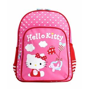 Ghiozdan Hello Kitty, clasa pregatitoare, inaltime 38 cm, roz imagine