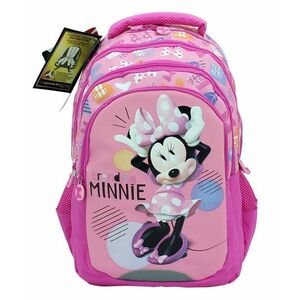Ghiozdan scolar pentru clasele I-IV, Minnie Mouse, impermeabil, roz imagine