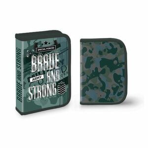 Penar echipat, BRAVE AND STRONG, 1 fermoar, 2 extensii, material textil, 32 piese imagine