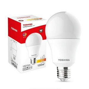 Bec LED Toshiba 14W, A60, E27, 1521 lm, alb cald, A+ imagine