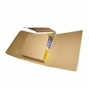 Cutie carton pentru carti, 330x255x70 mm, natur, microondula E 360 g/mp imagine