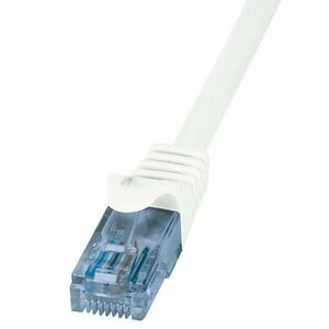 Cablu U/UTP LogiLink CP3081U, Cat.6A, Patchcord (Alb) imagine