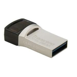 Stick USB Transcend Jetflash 890, 32GB, USB 3.1 Type C (Argintiu) imagine