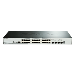 Switch D-Link DGS-1510-28P cu management cu PoE 24x1000Mbps-RJ45 + 2xSFP + 2x10GbE SFP imagine