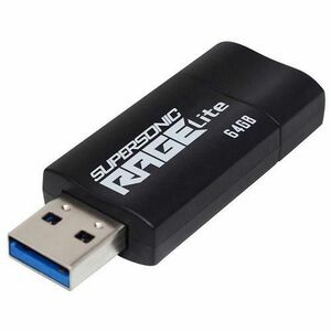 Memorie USB PATRIOT MEMORY Supersonic Rage Lite 64GB USB 3.2 Gen1 Black imagine