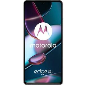 Telefon Mobil Motorola Edge 30 Pro, Procesor Qualcomm SM8450 Snapdragon 8 Gen 1, Ecran OLED 6.7inch, 12GB RAM, 256GB Flash, Camera Tripla 50 + 50 + 2 MP, Wi-Fi, 5G, Dual sim, Android (Alb) imagine