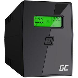 UPS Green Cell 600VA 360W Line Interactive AVR LCD Reglaj Automat al Tensiunii cu ecran tactil imagine