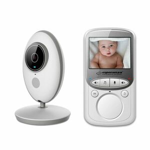 Baby monitor Esperanza JUAN, LCD 2.4, functie vorbire bidirectionala, monitorizare temperatura camera, functia VOX imagine