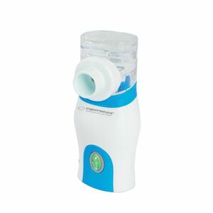 Inhalator portabil Esperanza cu ultrasunete, 6ml, cablu USB, dop de cauciuc, 20 dB, 6 x 5, 5 x 13 cm, alb imagine