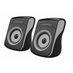 Sistem audio 2.0 Esperanza Flamenco, USB, jack 3, 5mm, 6W, 4Ω, 5V, 20Hz-18kHz, 7, 5 x 16, 3 x 11, 7cm, negru/gri imagine