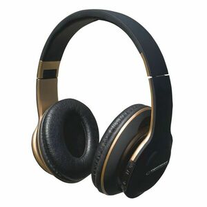Casti audio bluetooth Esperanza Shange, microfon incorporat, 32 Ω, 105 dB, frecventa 20Hz-20000Hz, negru/auriu imagine
