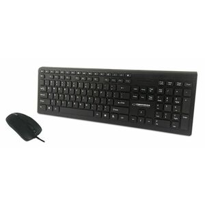 Kit tastatura si mouse gaming Esperanza Rialto, USB 2.0, iluminare led, 30 mA, 1000dpi, 43, 8 x 14, 5 x 23cm, negru imagine