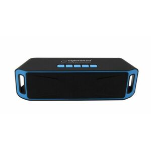 Boxa portabila Esperanza cu Radio FM, Bluetooth 4.1, 6W, 800mAh, microUSB, negru albastru imagine