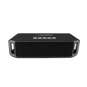 Boxa portabila Bluetooth 4.1, radio FM, 2x3W, 800mAh, USB si microUSB, 5V, negru gri imagine