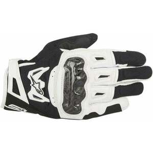 Alpinestars SMX-2 Air Carbon V2 Gloves Black/White M Mănuși de motocicletă imagine