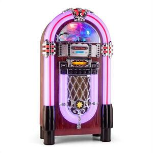 Auna Graceland XXL BT Jukebox Bluetooth USB SD AUX CD AM / FM imagine