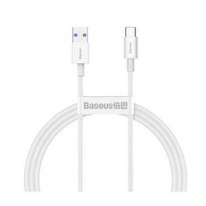 Cablu de date Baseus CATYS-02 Superior, USB - USB Type-C, 66W, 6A, 1m, (Alb) imagine