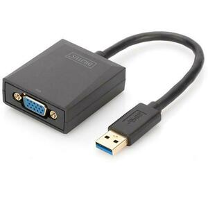 Adaptor Digitus DA-70840, USB 3.0 - VGA, Full HD imagine