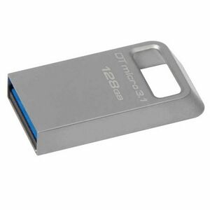 Flash Drive Kingston DTMicro 128GB USB 3.1 Metal Ultra imagine