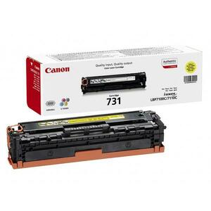 Toner CRG731Y Yellow for LBP7100C LBP7110C (1.500 pages based on ISO/IEC 19798) imagine