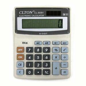 Calculator de birou, oprire automata, display mare, 12 cifre, marja de profit, 8 digiti imagine