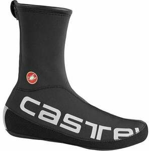 Castelli Diluvio UL Shoecover Black/Silver Reflex 2XL Husa protectie pantofi imagine