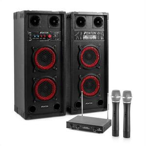 Electronic-Star Sistem de karaokeSTAR-Wedding, set de boxe, 2 microfon, 600 W imagine