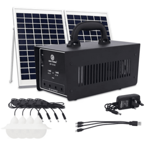 Kit Solar EP-1212C cu 3 becuri si panou solar 15W imagine