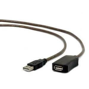 Cablu prelungitor activ GEMBIRD UAE-01-5M , USB 2.0, 5m (Negru) imagine