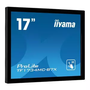 Monitor TN LED iiyama ProLite 17inch TF1734MC-B7X, VGA, HDMI, DisplayPort, Touchscreen (Negru) imagine
