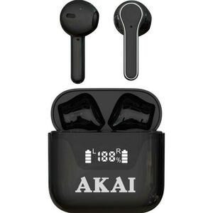 Casti Stereo Akai BTE-J101, Bluetooth, Microfon (Negru) imagine