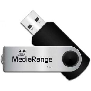 Memorie USB MediaRange MR907, 4GB, USB 2.0 (Negru) imagine
