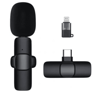 Microfon wireless K8 tip lavaliera conector USB tip C/iPhone imagine